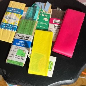 Assorted Bias Tape and Seam Binding Collection skirt bias